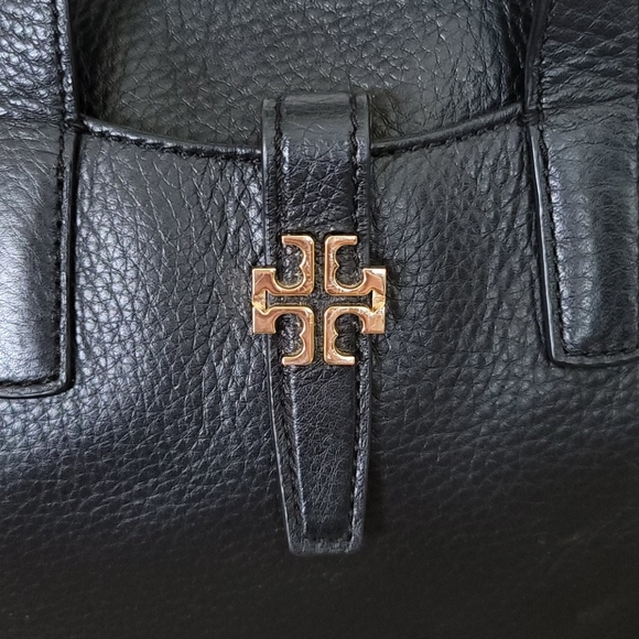 Tory Burch Black Leather Sachel Bag - Picture 4 of 16